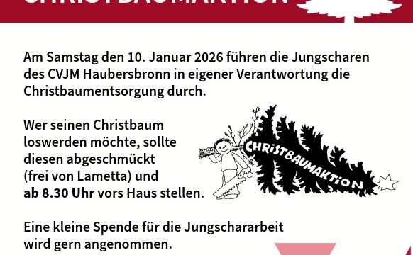 Christbaumsammlung am 10.01.2026